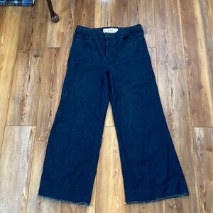 Frank & Eileen Wide Leg Jeans | Dark Wash | Size 27